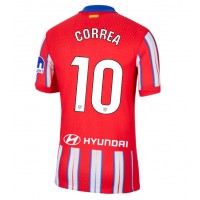 Moški Nogometni dresi Atletico Madrid Angel Correa #10 Domači 2024-25 Kratek Rokav